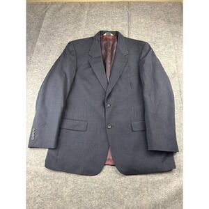 VTG Evan-Picone for Gottschalk's Men 46L Sport Coat Blazer 100% Wool Herringbone